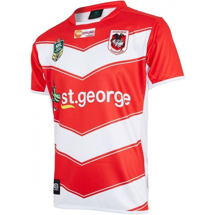St George Dragons – Away NRL S/S 2018 - Cliquez sur l'image pour la fermer
